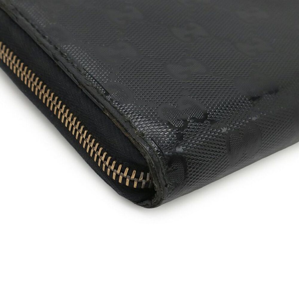 Gucci GG Imprime PVC Zip Wallet Black - Picture 3 of 9